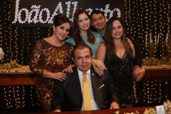 Sheila Wanderley, João Alberto, Ana Luiza Wanderley, Ana Carolina Wanderley e Breno Vieira- Foto: Bruna Costa/Esp. DP FOTO