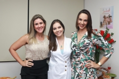 Flávia Didier, Daniela Saldanha e Sandra Pádua