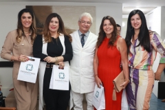 Myrna Targino, Jassyra Salsa, Emmanuel França, Úrsula Fontes e Luiza Nogueira