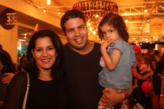 Cinthia Fernandes, Walter Eduardo e Sofia Fernandes