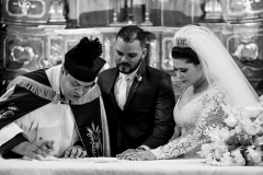 Casamento Andreza Ribeiro e Fagner Egídio na Igreja dos Manguinhos - Crédito: Bruna Leni/Divulgação