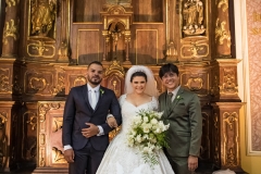 Casamento Andreza Ribeiro e Fagner Egídio na Igreja dos Manguinhos - Crédito: Bruna Leni/Divulgação