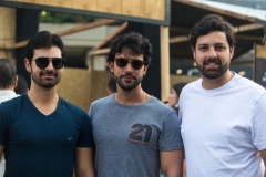 Marcio Clemente, Rafael Ribeiro e Rodrigo Barros - Crédito: Camila Pifano/Esp.DP