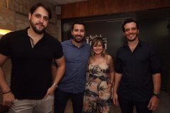 Beto Mergulhão, Rafael Amaral, Fran Menegotto e Thiago Regis - Crédito: Roberto Ramos/DP