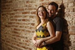 Eduardo Salazar e Flávia Azevedo