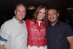 Fabiano Reis, Sophia Lins e Sílvio Medeiros