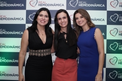 As cardiologistas Patrícia Montenegro, Paula Araruna e Gabriela Montenegro