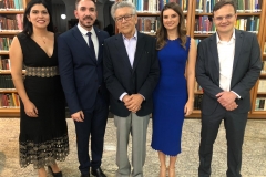 Cristiano Hecksher, Diretor Médico do RHP; Jaquelinne Lira, Diretora de Relacionamento Clínico e Alberto Ferreira da Costa Jr., vice provedor