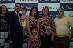 Família do médico Fernando Ribeiro prestigiando a inauguração