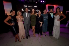 Daniela Falcão, Juliana Santos, Bruno Astuto, Isabeli Fontana, Stephanie Wenk, Silvia Rogar, Jeff Ares e Marina Goldfarb - Crédito: Roberto Ramos/DP
