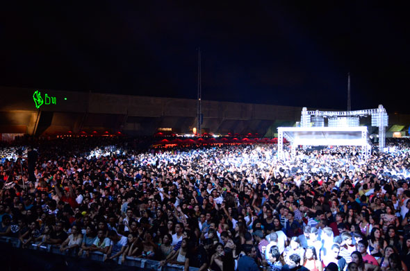 Vista da plateia do show - Foto: Gabriel Ferreira/Divulgação
