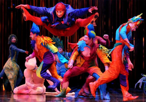 Flash mob do Cirque du Soleil