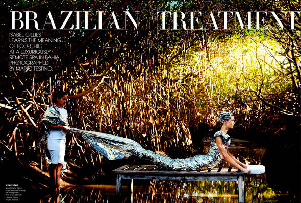 Tratamento brasileiro inspira a Vogue