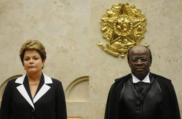 Dilma Roussef e Joaquim Barbosa/Monique Renee/Correio Braziliense