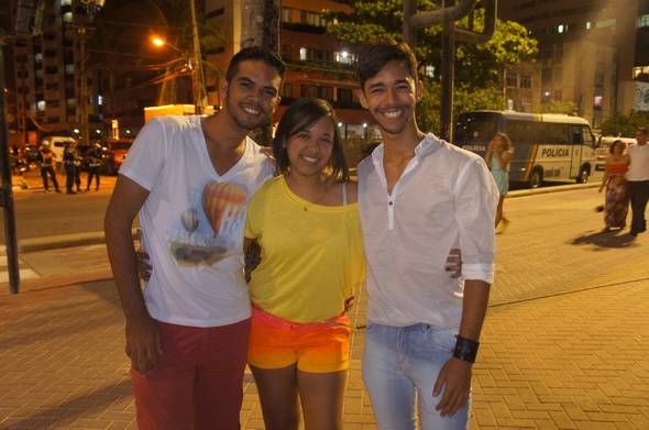 Rerisson de Vasconcelos, Jackeline Ramos e André Leal