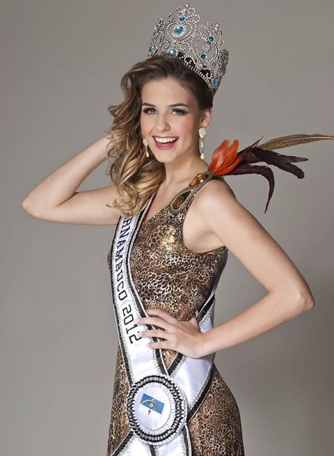 Paula Luck, a Miss Pernambuco 2012 - Crédito: Miss Pernambuco/Divulgação