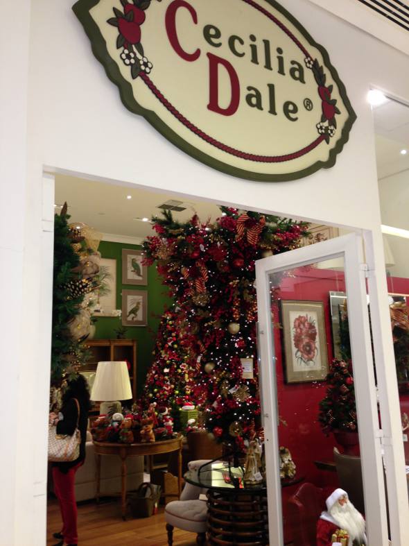 A árvore da Natla da famosa loja Cecilia Dale, de São Paulo