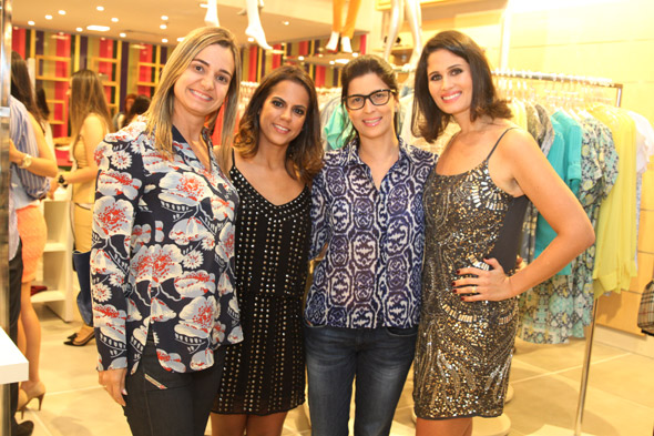 Juliana Cavalcanti, Manuela Tenório, Carla Bensoussan e Gabriela Galvão Crédito: Nando Chiappetta/DP/D.A Press