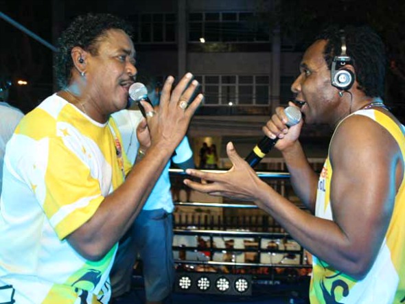 Cumpadre Washignton e Beto Jamaica sobem ao palco do Clube Internacional Crédito: Wesley Costa/Divulgação