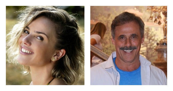 Nathalia Rodrigues e Oscar Magrini Crédito: TV Globo/Diuvlgação