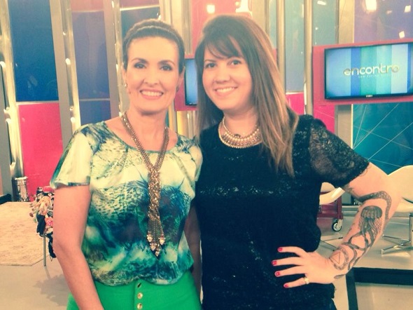 Fátima Bernardes e Allana Marques - Crédito: Divulgação
