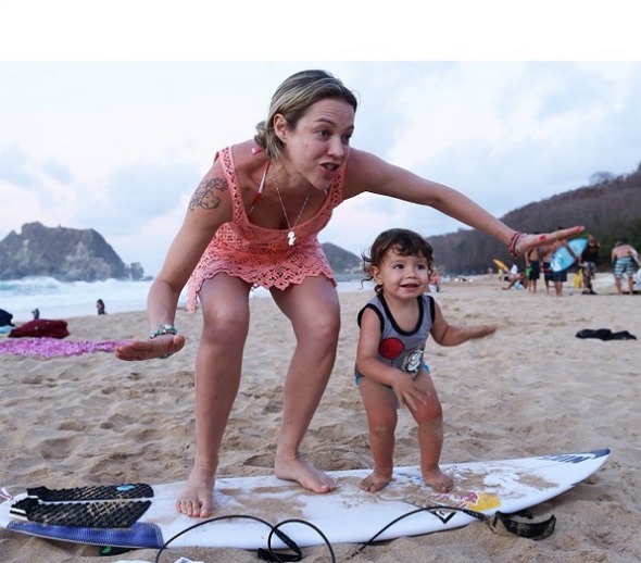Luana Piovani com o filho Don Crédito: Instagram