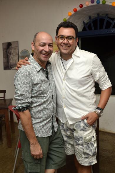 César Santos e Auricélio. Crédito: Keila Castro / Divulgação