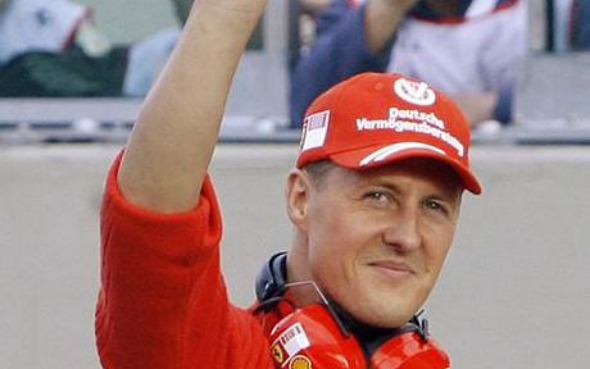 Michael Schumacher Crédito: Reprodução/www.telegraph.co.uk