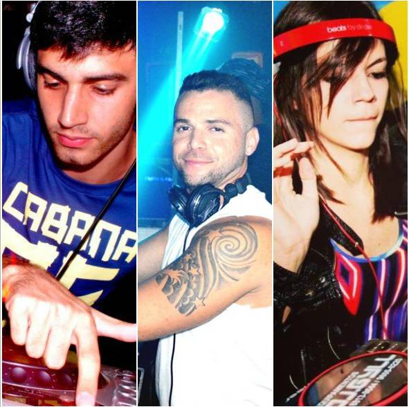 Os DJs Tannuri, Rodrigo Menezes e Juliana Vieira são algumas das atrações - Crédito: Divulgação dos artistas