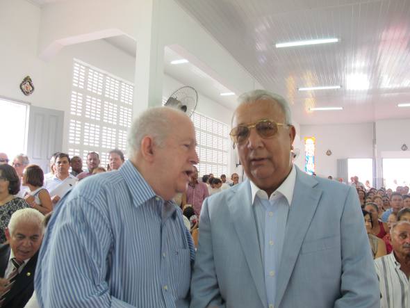 Albano Franco e o governador de Sergipe, Jackson Barreto