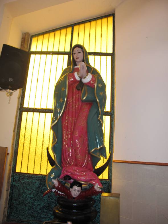 Imagem da Virgem de Guadalupe