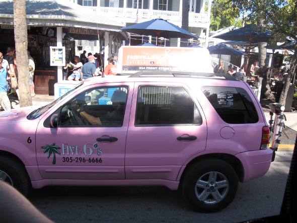 Taxi pink