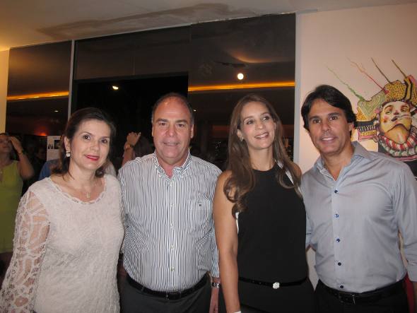 Adriana e Fernando Bezerra Coelho e Patrícia e Aldo Guedes