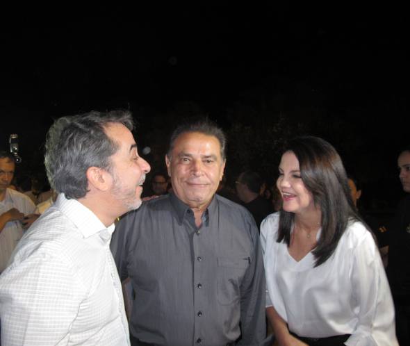 Guilherme Machado, João Lyra Neto e Leila Queiroz