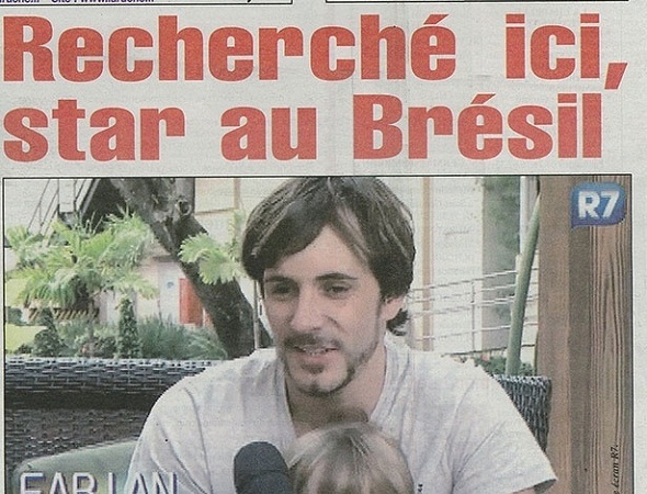 "Procurado aqui, estrela no Brasil" - Crédito: R7/Reprodução La Ruche