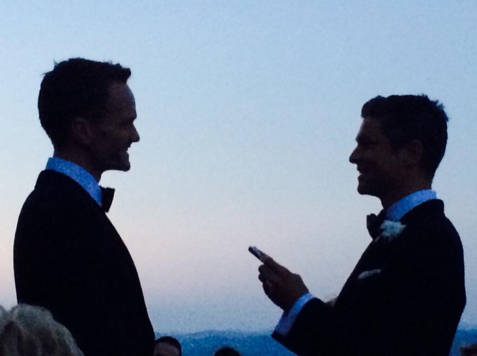 Neil Patrick Harris e David Burka casaram-se na Itália. Crédito: Reprodução Instagram.