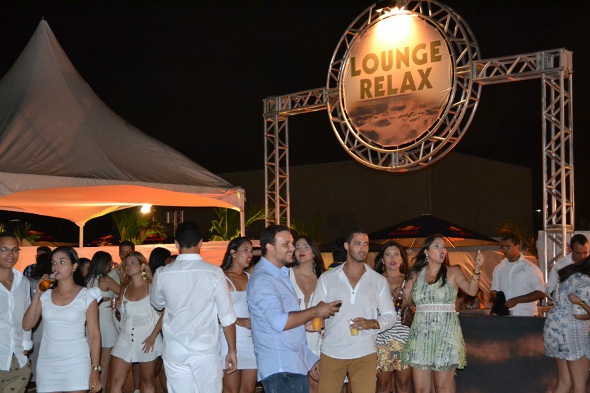 Público contou com espaço para relaxar durante a balada