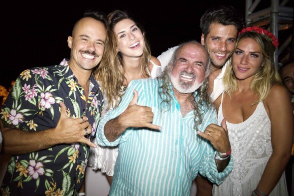 Paulinho Vilhena, Fernanda Paes Leme, Zé Maria, Bruno Gagliasso e Giovanna Ewbank - Crédito: Zaira Matheus