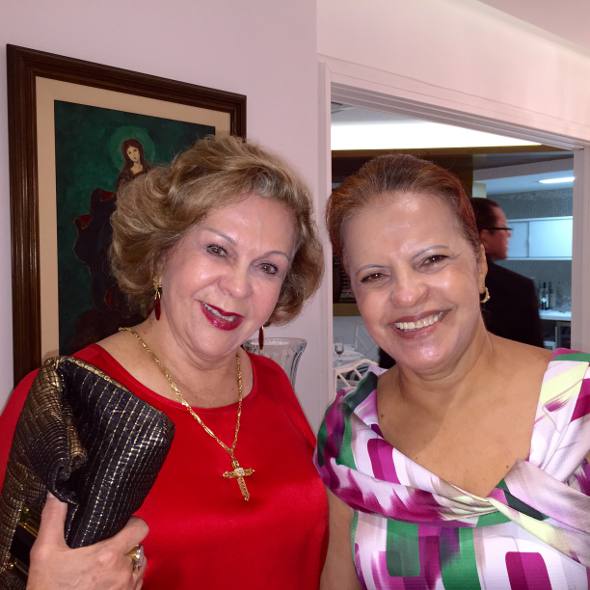Auxiliadora Paes  Mendonça e Miriam Ribeiro