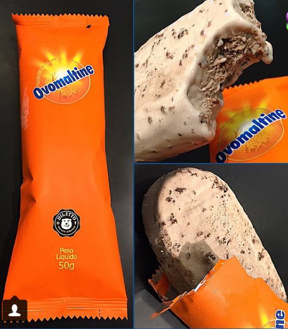 picolé de ovomaltine/Divulgação