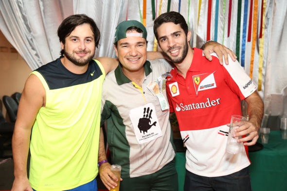 Rodrigo Carvalheira, Geraldo Bandeira e Gustavo Krause. Crédito: Gleyson Ramos / Divulgação