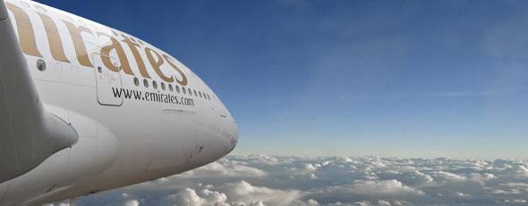 Avião da Emirates/Divulgação