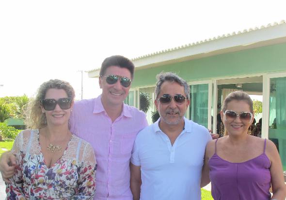 Sandra e José Janguiê Diniz, Gláucia e Guilherme Machado