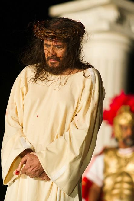 Espetáculo teatral "Paixao de Cristo do Recife", com José Pimentel - Crédito: Wellington Dantas/Divulgação