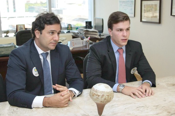 Rodrigo Novaes e Miguel Coelho - Crédito: Ivaldo Reges/Divulgação