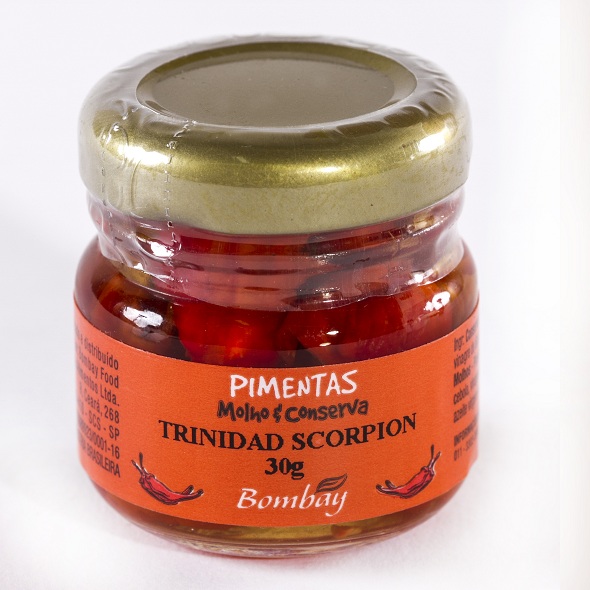 Trinidad Scorpion está no livro dos recordes como a pimenta mais forte do mundo. Crédito: Bombay / Divulgação