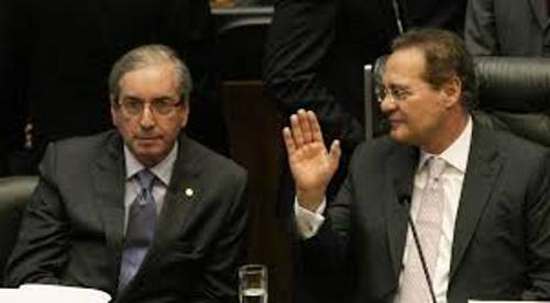 Eduardo Cunha e Renan Calheiros/Ag. Câmara