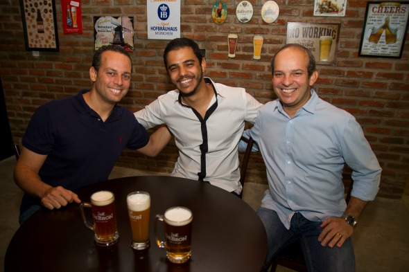 Thomé Calmon, Eduardo Farias e Raimundo Dantas Créditos: Thais Carvalho / Divulgação