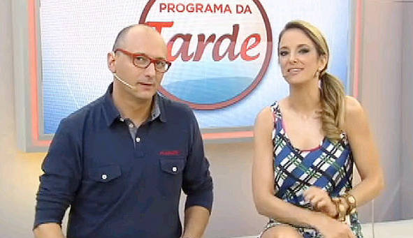 Brito Júnior e Ticiane Pinheiro/TV Record/Divulgação