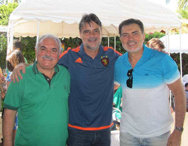 Ricardo Costa, Raul Henry e Tony Gel, trio do PMDB